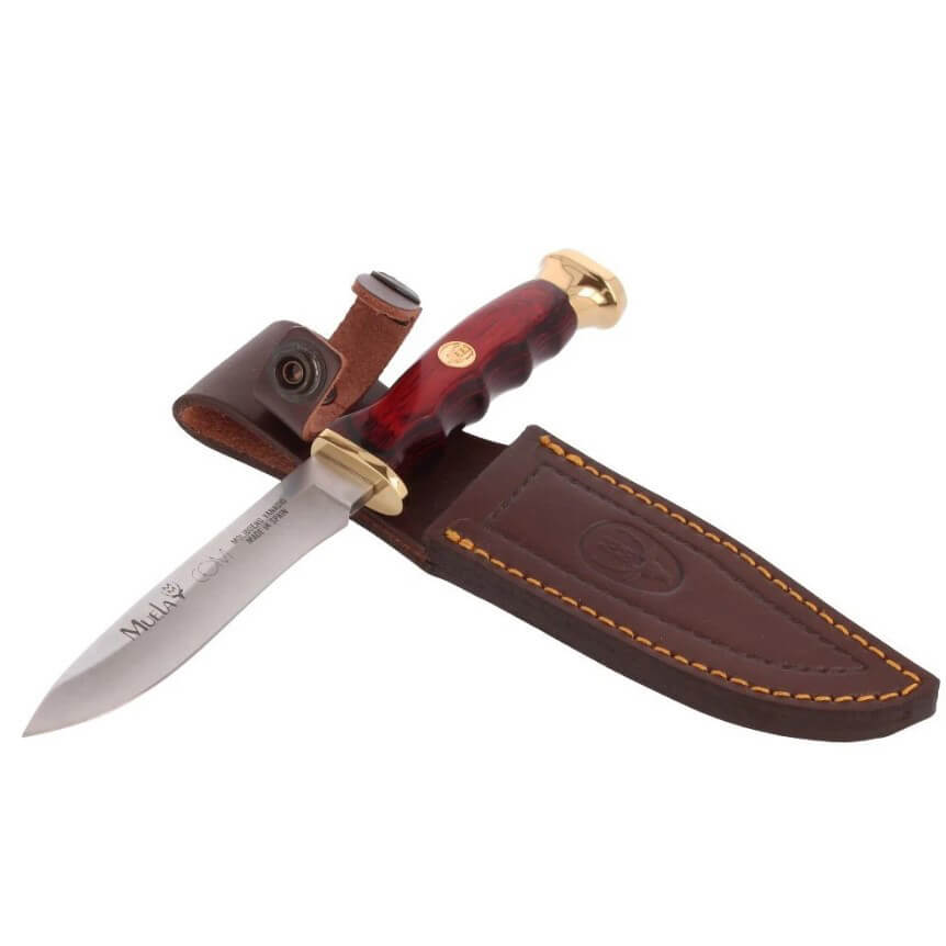 Faca de caça Muela COMF com cabo de resistência e lâmina de aço molibdênio vanádio de 10 cm