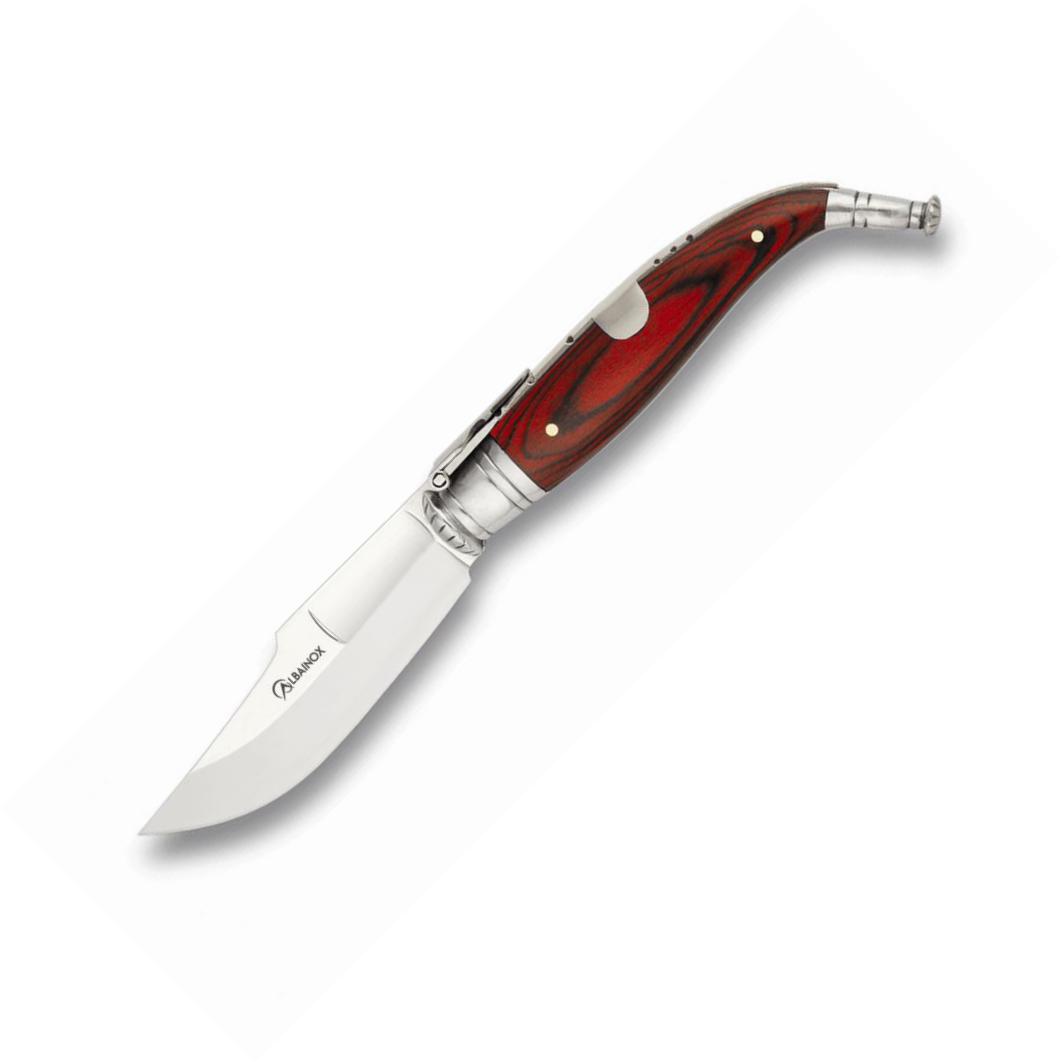 LUXURY CLASSIC Taschenmesser Nº000 mit Holzgriff und 5 cm langer ...