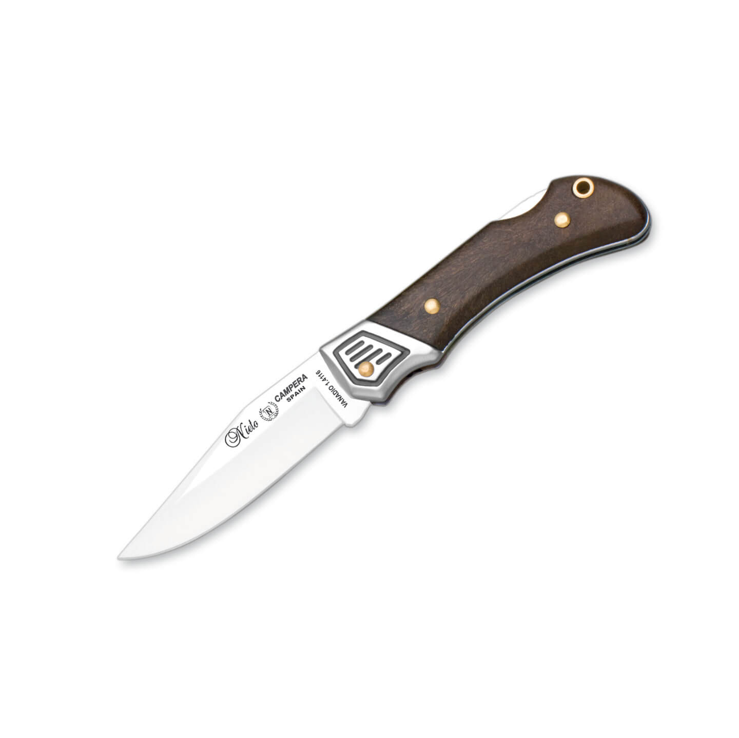 Nieto Campera Taschenmesser mit Hartchrom- und ABS-Griff und 8 cm...