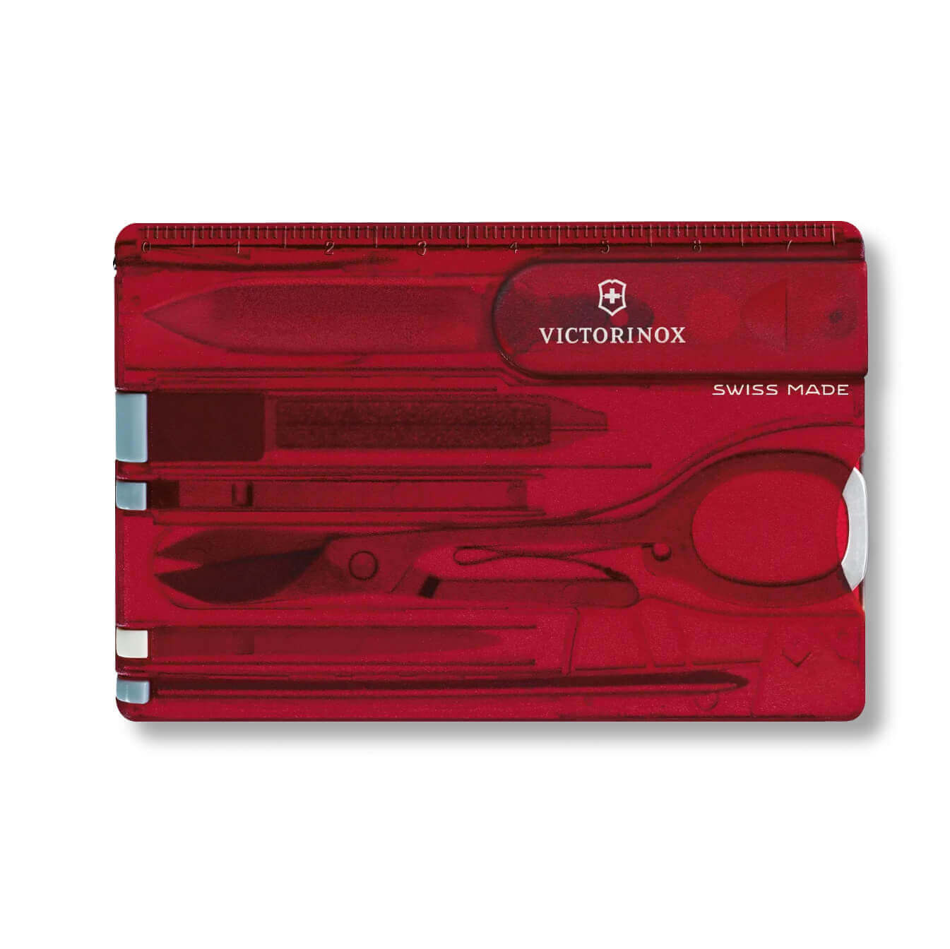 Victorinox Classic Swiss Card rouge avec 10 fonctions