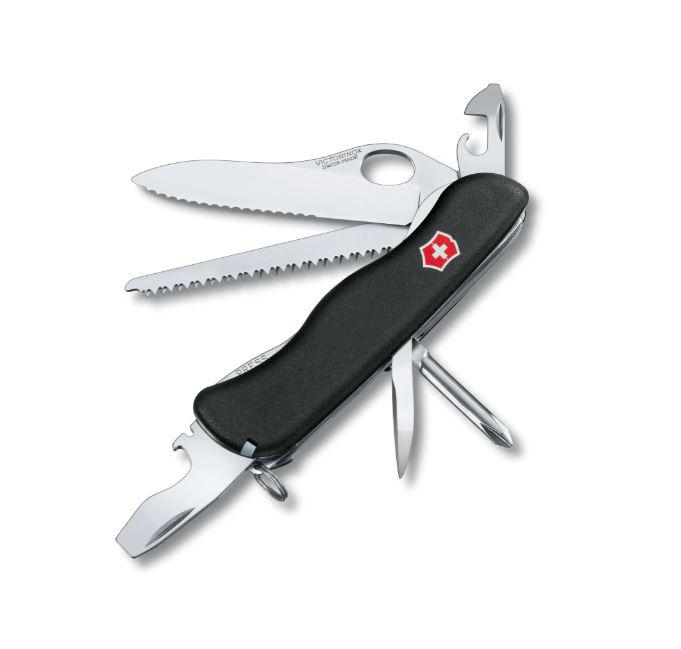 Canivete suíço com 12 usa Victorinox Trailmaster preto