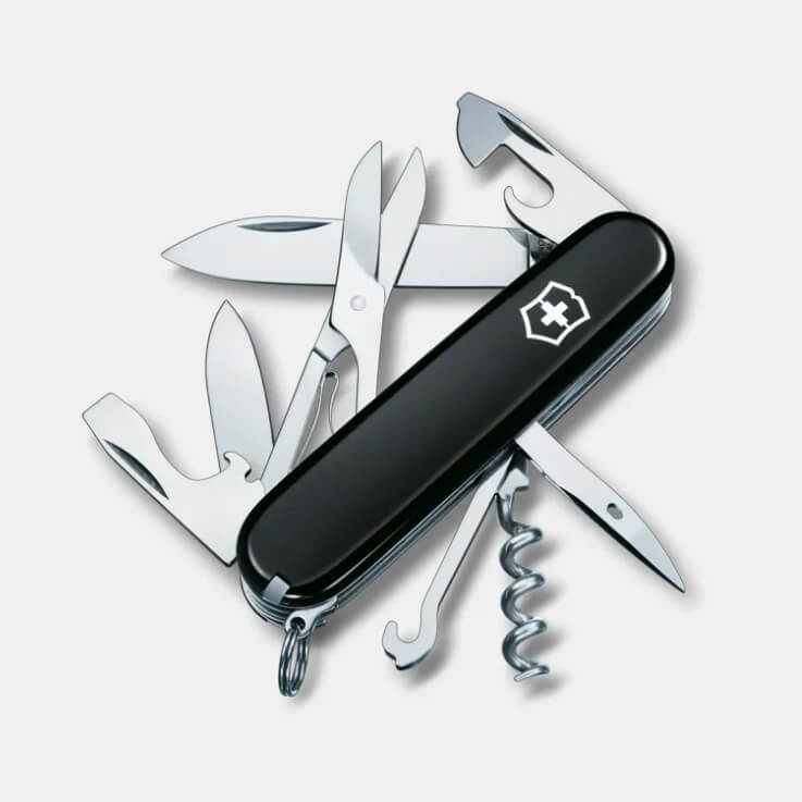 Schweizer Taschenmesser Victorinox Climber Schwarz mit 14 Funktio...