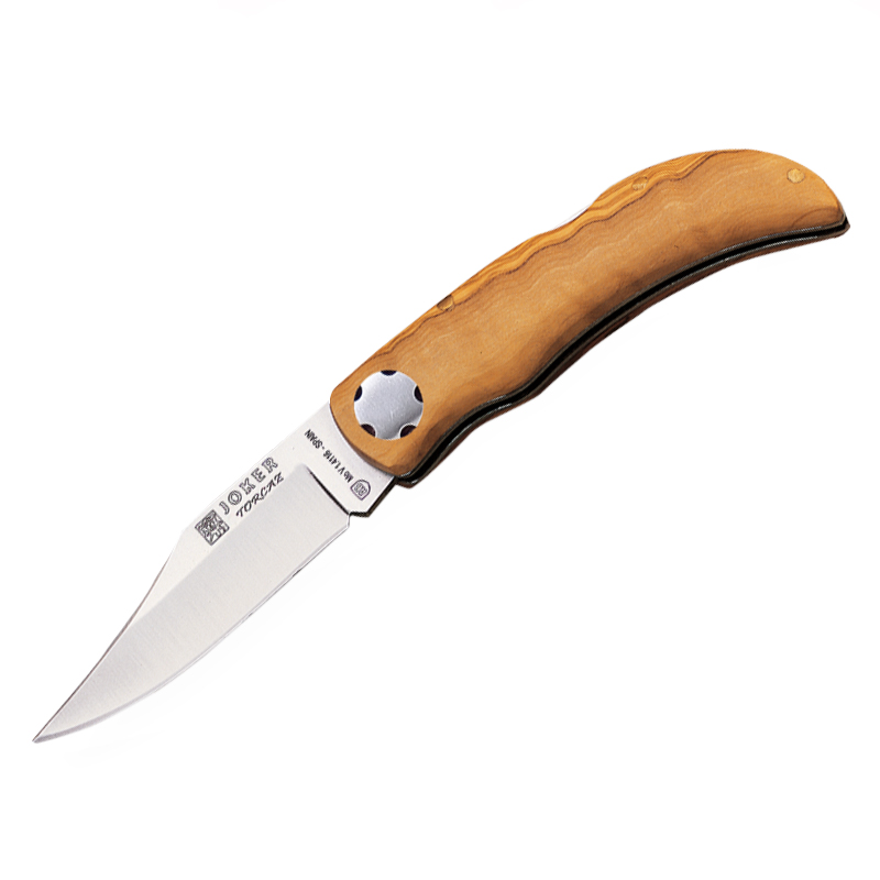 Joker Torcaz pocket knife with olive wood handle and 7.5 cm blade