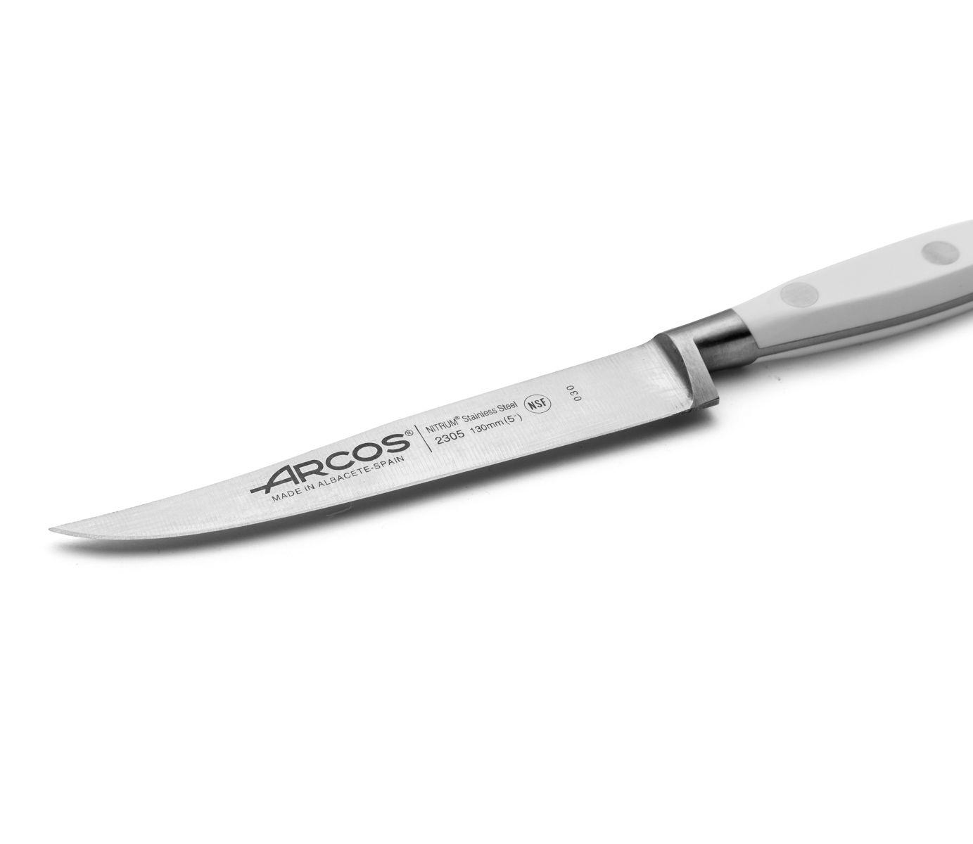 Arcos Riviera Blanca Steakmesser mit 13 cm Klinge