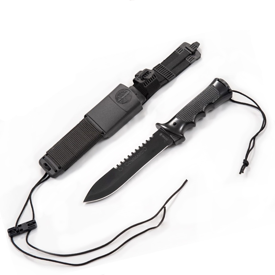 Aitor Commando military knife with 17.5 cm black blade 16021