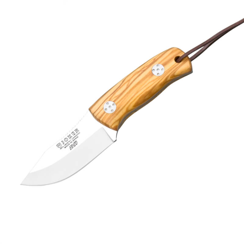 Joker Erizo Bushcraftmesser mit Olivenholzgriff