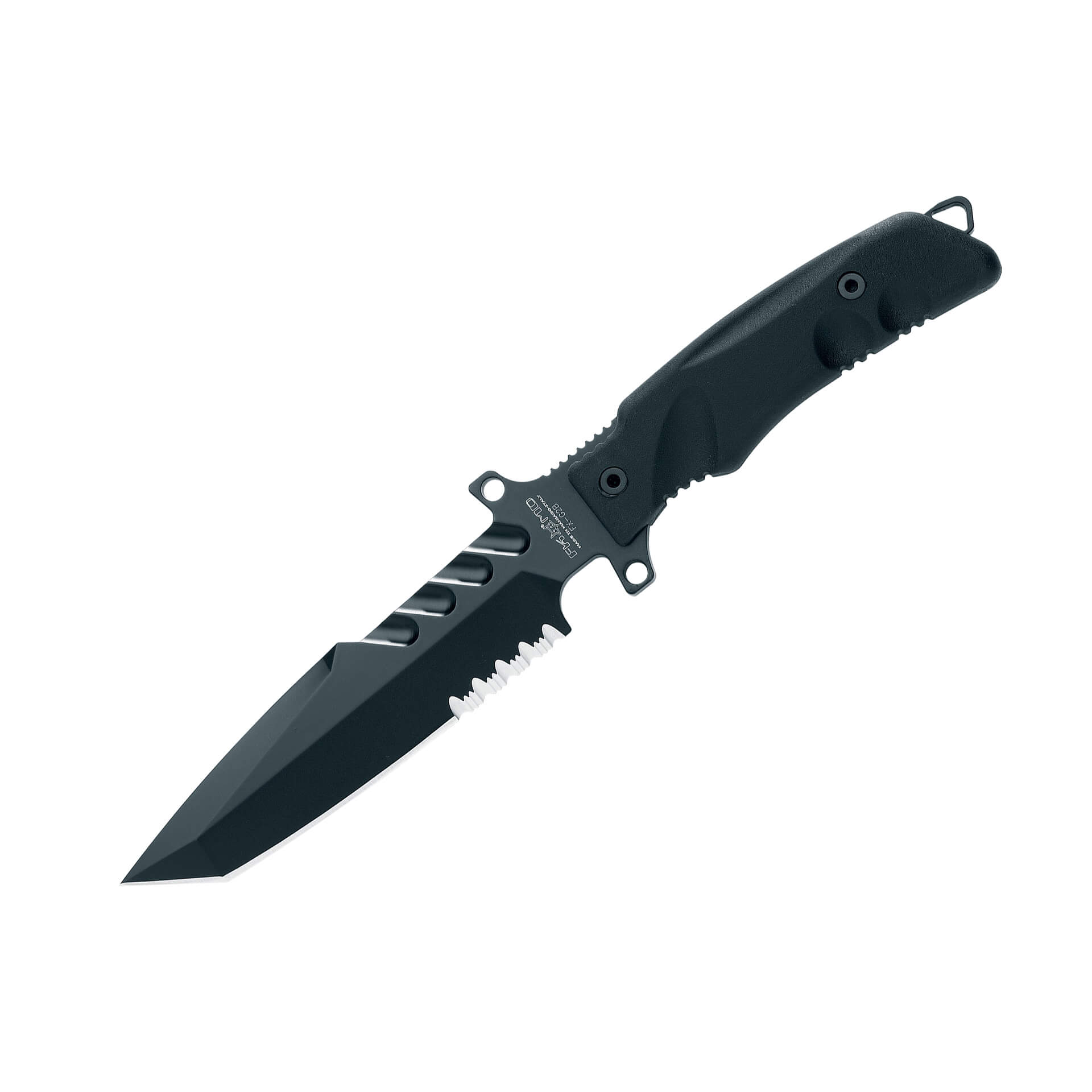 Cuchillo Fox military Predator I Fighting Utility knife con mango...