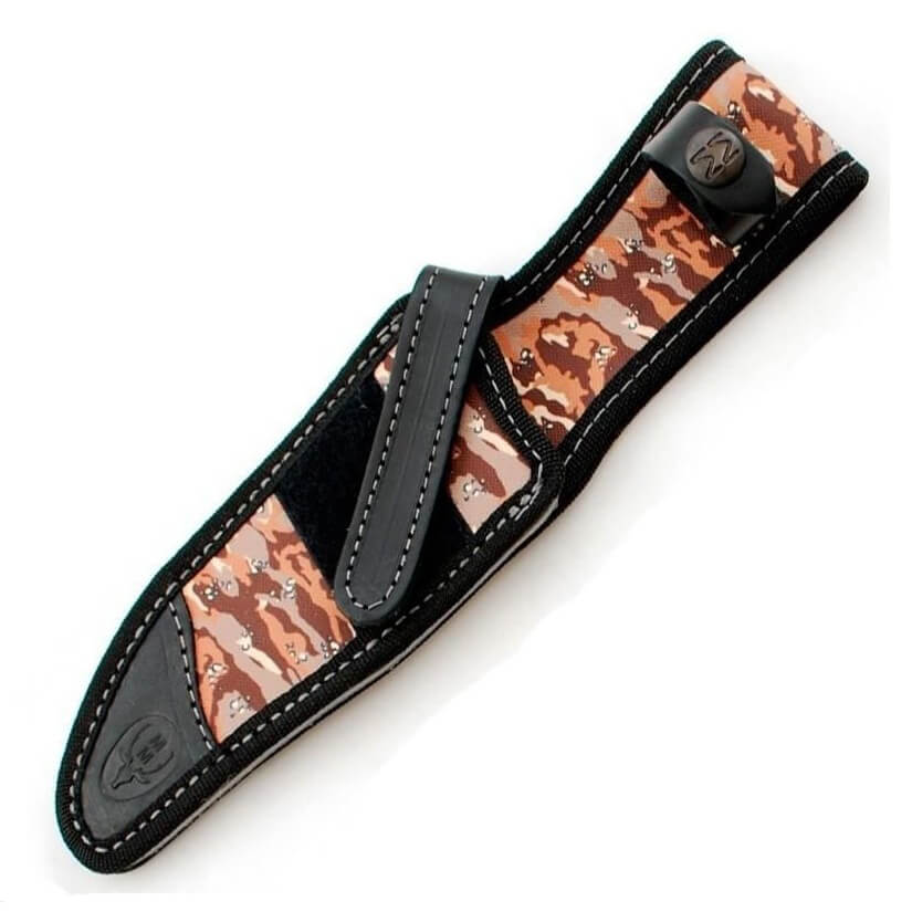 Coltello tattico Muela Typhoon 15Des.N con manico mimetico desertico e lama nera da 15 cm