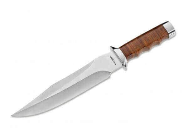 Faca Giant Bowie Magnum da Boker com cabo de couro