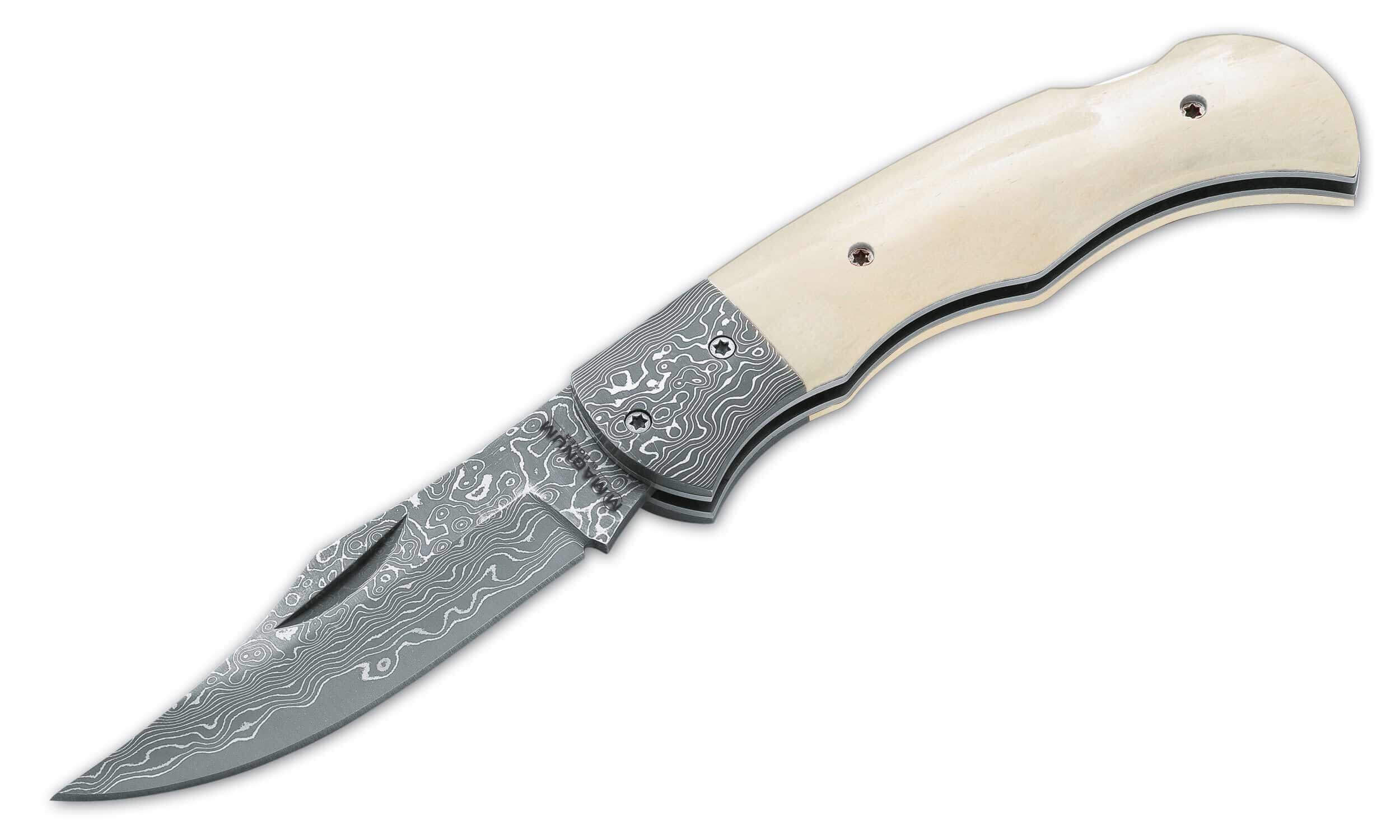 Boker Magnum Damascus Bone Klappmesser