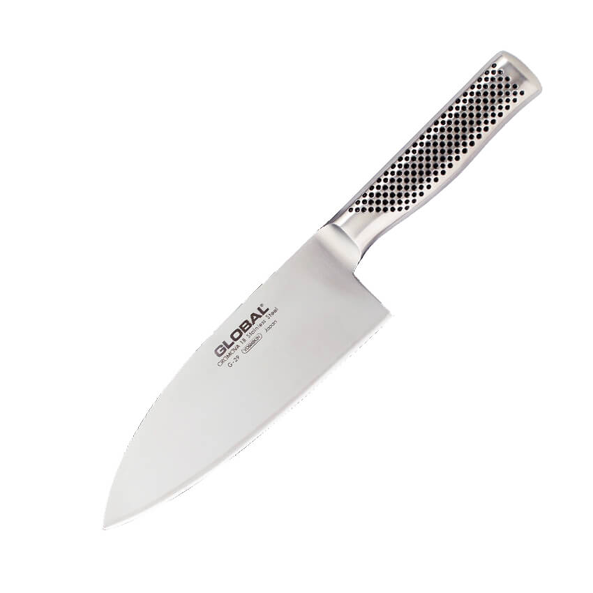 Global G-29 Fleisch- und Fischmesser mit 18 cm breiter Klinge