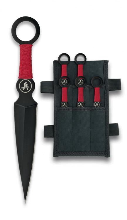 Conjunto de seis facas de arremesso Albainox com um comprimento t...