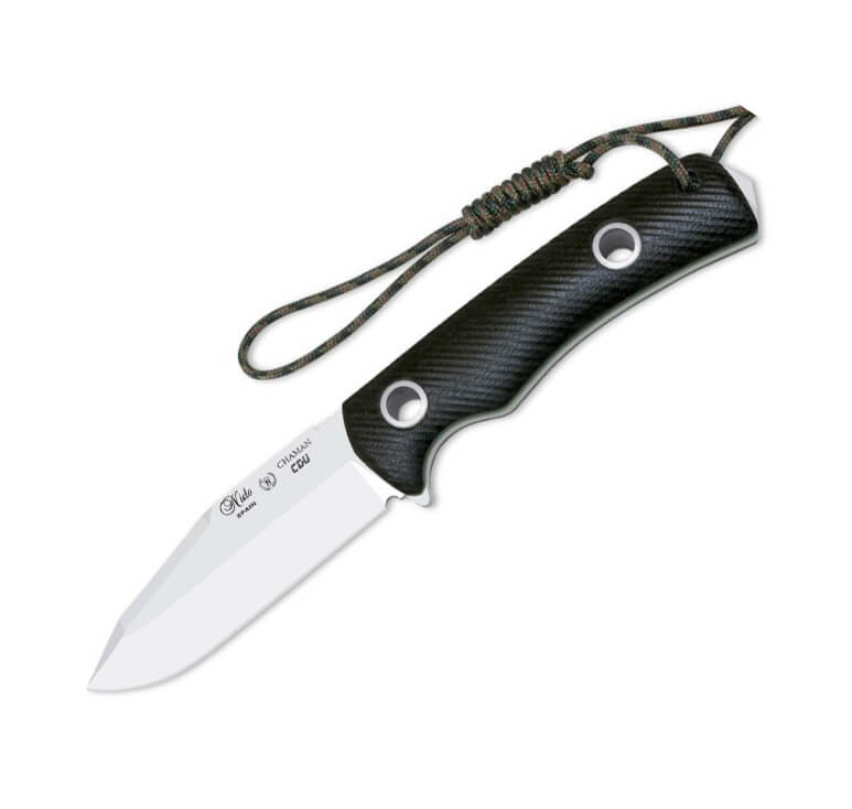 Faca tática Nieto Chaman CDU com cabo preto G10
