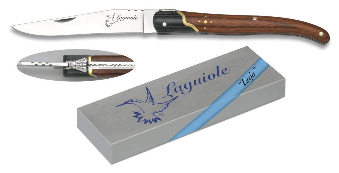 Canivete Albainox Laguiole Lujo apresentado em caixa colorida com...