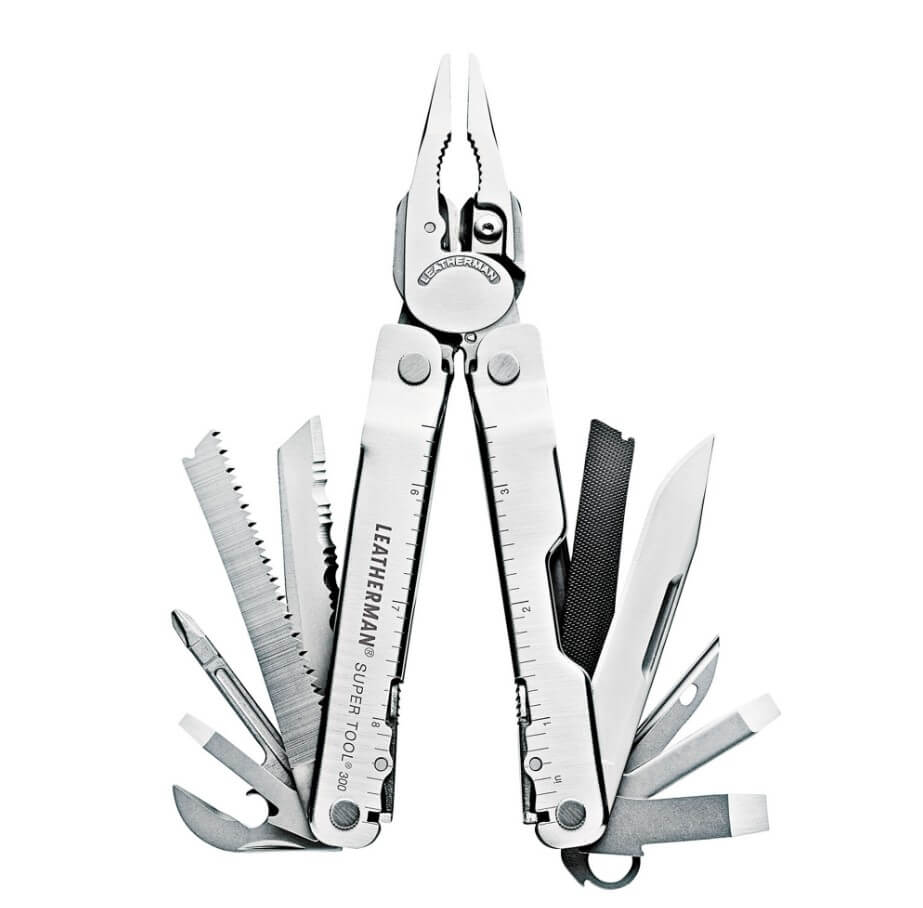 Leatherman Super Tool 300 Multifunktionszange mit 19 Funktionen