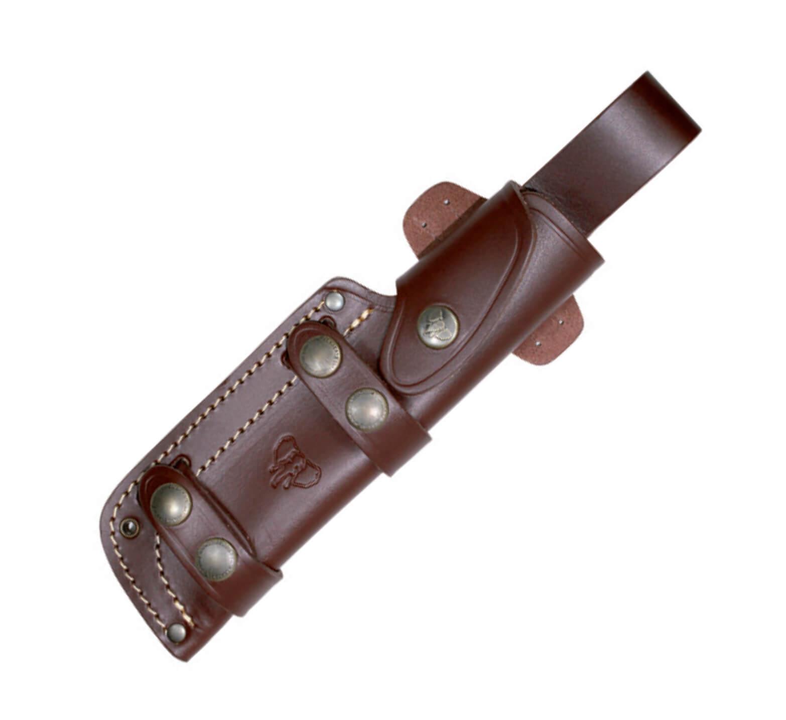 Couteau Cudeman MT5. Mangue Cocobolo. Acier Böhler N-695. Étui en cuir