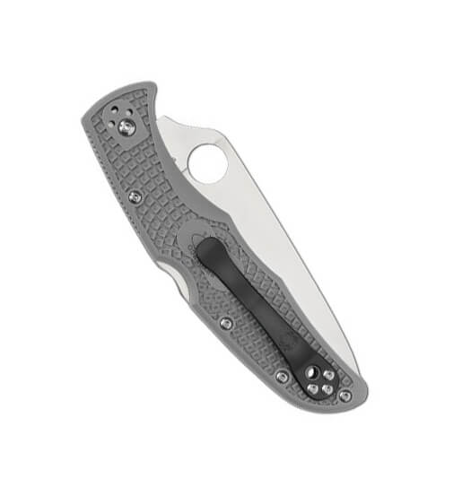 Coltello tascabile Spyderco Endura 4 con lama VG10 e manico FRN grigio