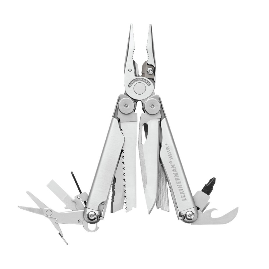 Leatherman Wave+ Multifunktionszange mit 18 Funktionen