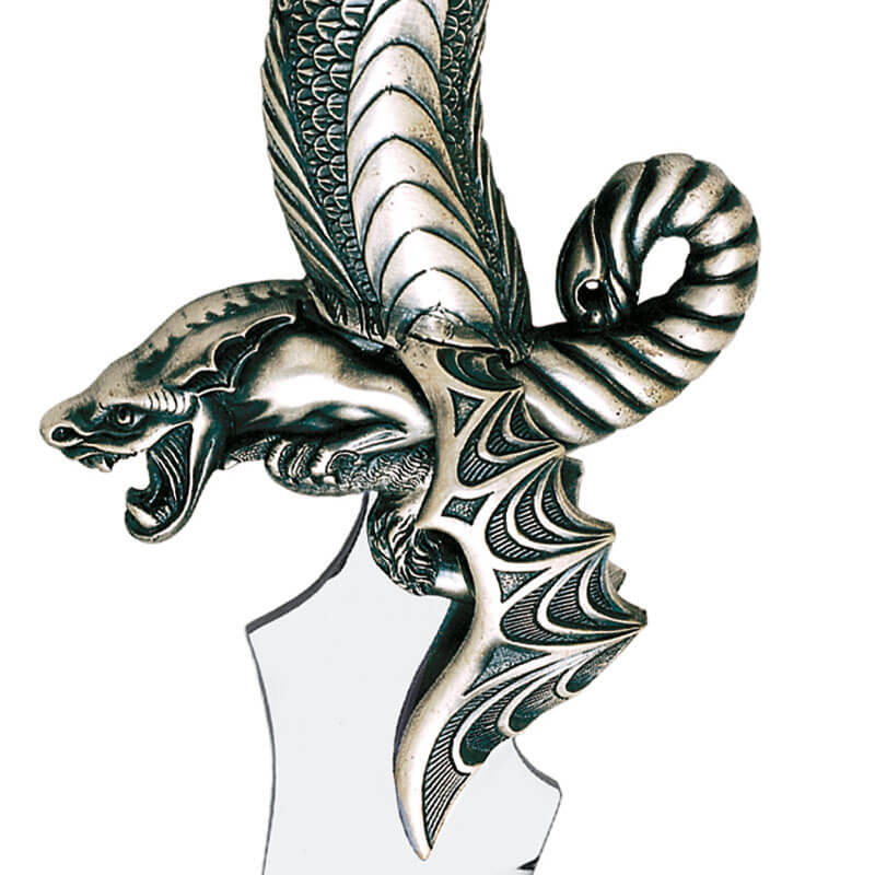 Merlin-Dolch mit Silberfinish und Verzierungen am Griff Marto 720