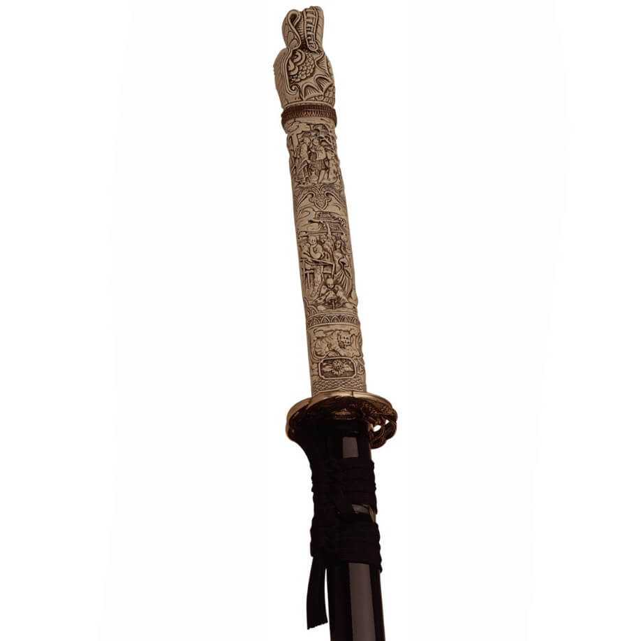 Katana immortale con fodero nero Marto 417