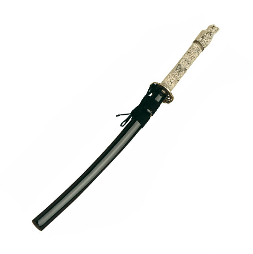 Unsterblicher Wakizashi mit schwarzer Scheide Marto 421