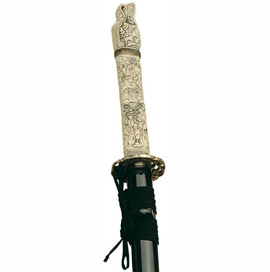 Wakizashi immortale con fodero nero Marto 421