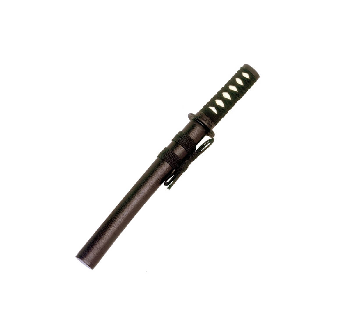 45 cm schwarzer Tanto mit Bespannungsgriff Marto 670