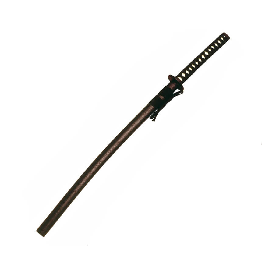 100 cm schwarzes Katana mit Schnurgriff von Marto 328