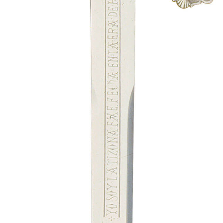 Tizona del Cid Bronzeschwert mit gravierter Klinge Marto 383