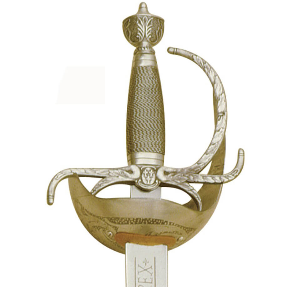 Schwert Karls III. aus Bronze mit gravierter Klinge Marto 385