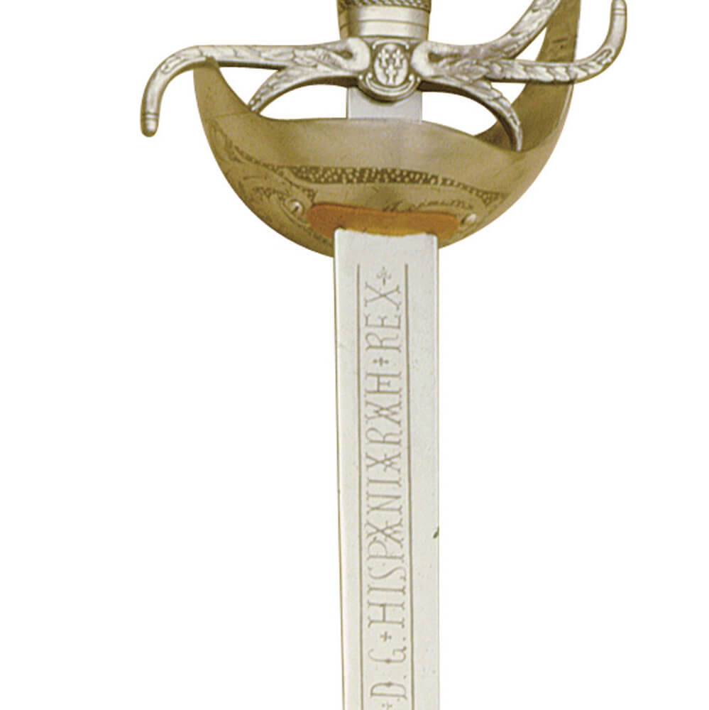 Schwert Karls III. aus Bronze mit gravierter Klinge Marto 385