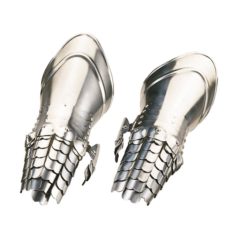 Guantelete medieval liso hecho a mano 941