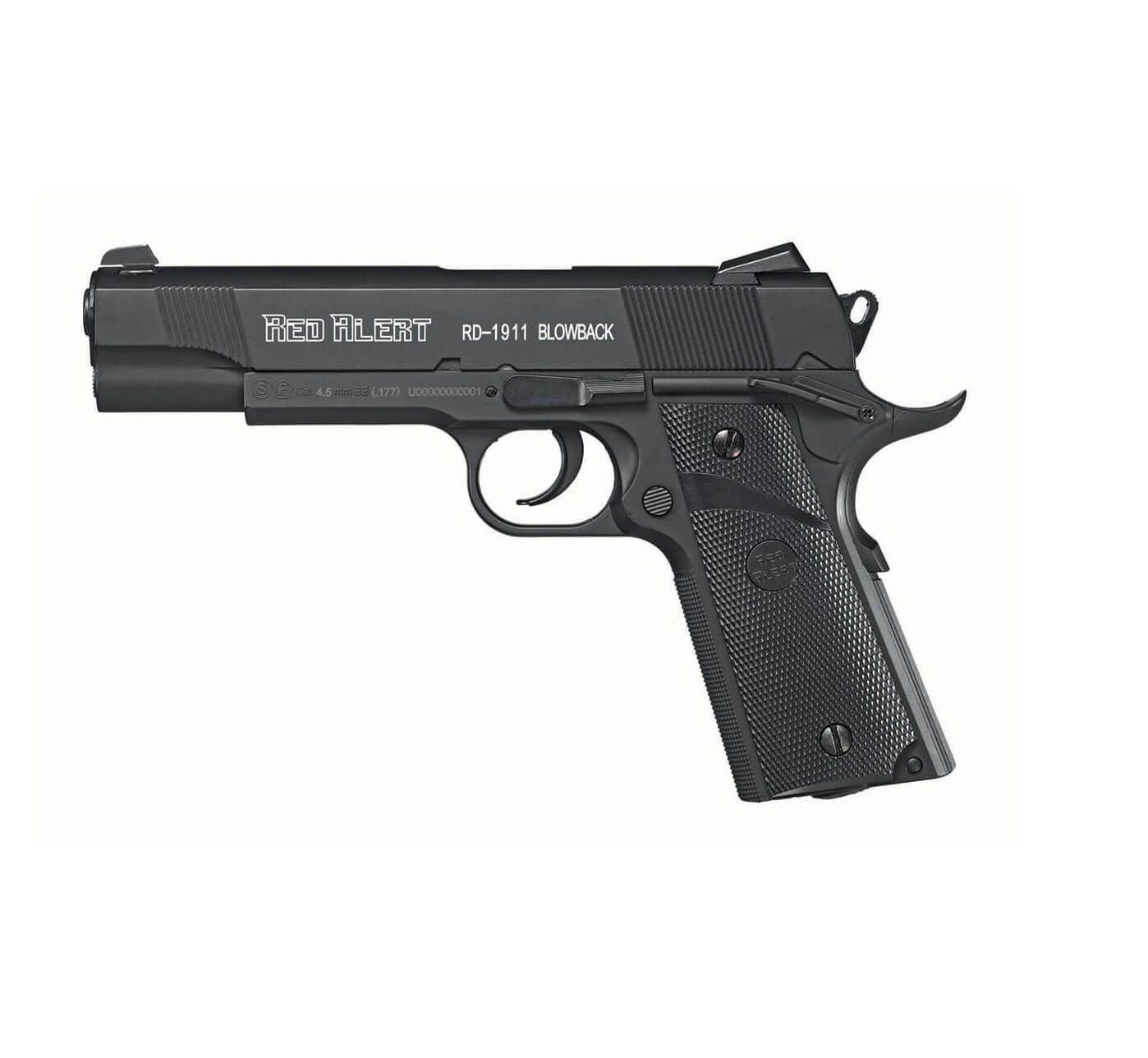Pistola de CO2 Red Alert RD-1911 Blowback BB
