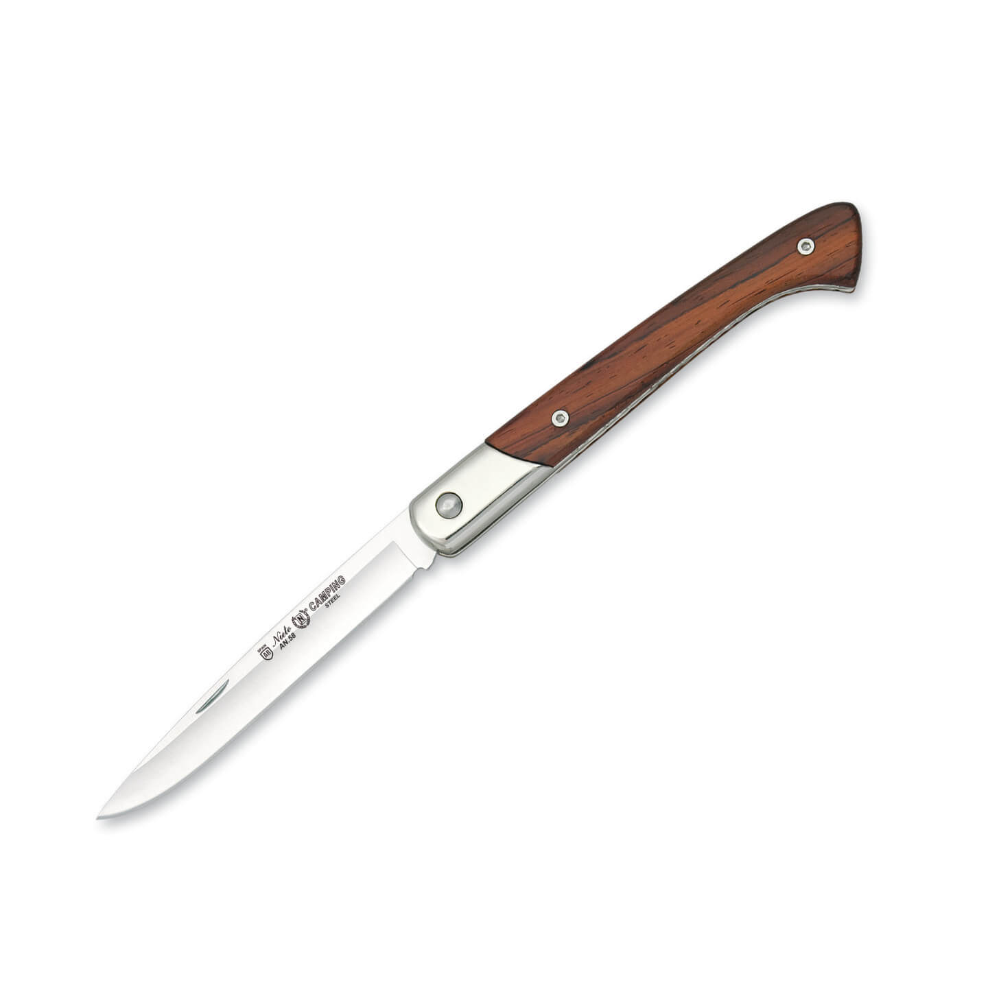 Navaja de bolsillo Nieto Camping con mango de madera de cocobolo ...