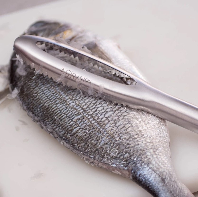 3 Claveles removedor profissional de escama de peixe em aço inoxidável