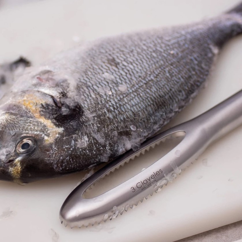 3 Claveles removedor profissional de escama de peixe em aço inoxidável