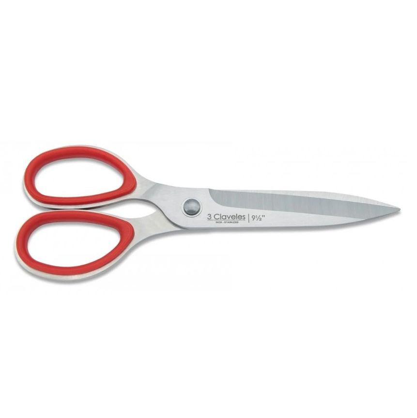 Tesoura de peixe de 9,5" para canhotos em aço inoxidável com cabo...