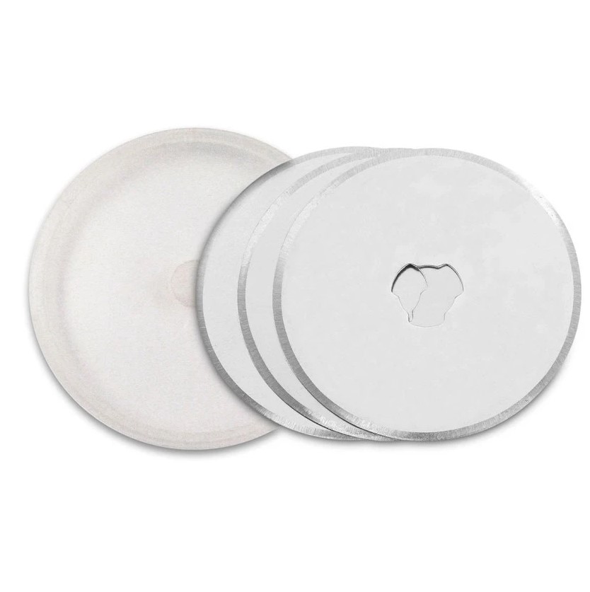Pacote de 3 lâminas para cortador rotativo 45 mm 3 Claveles