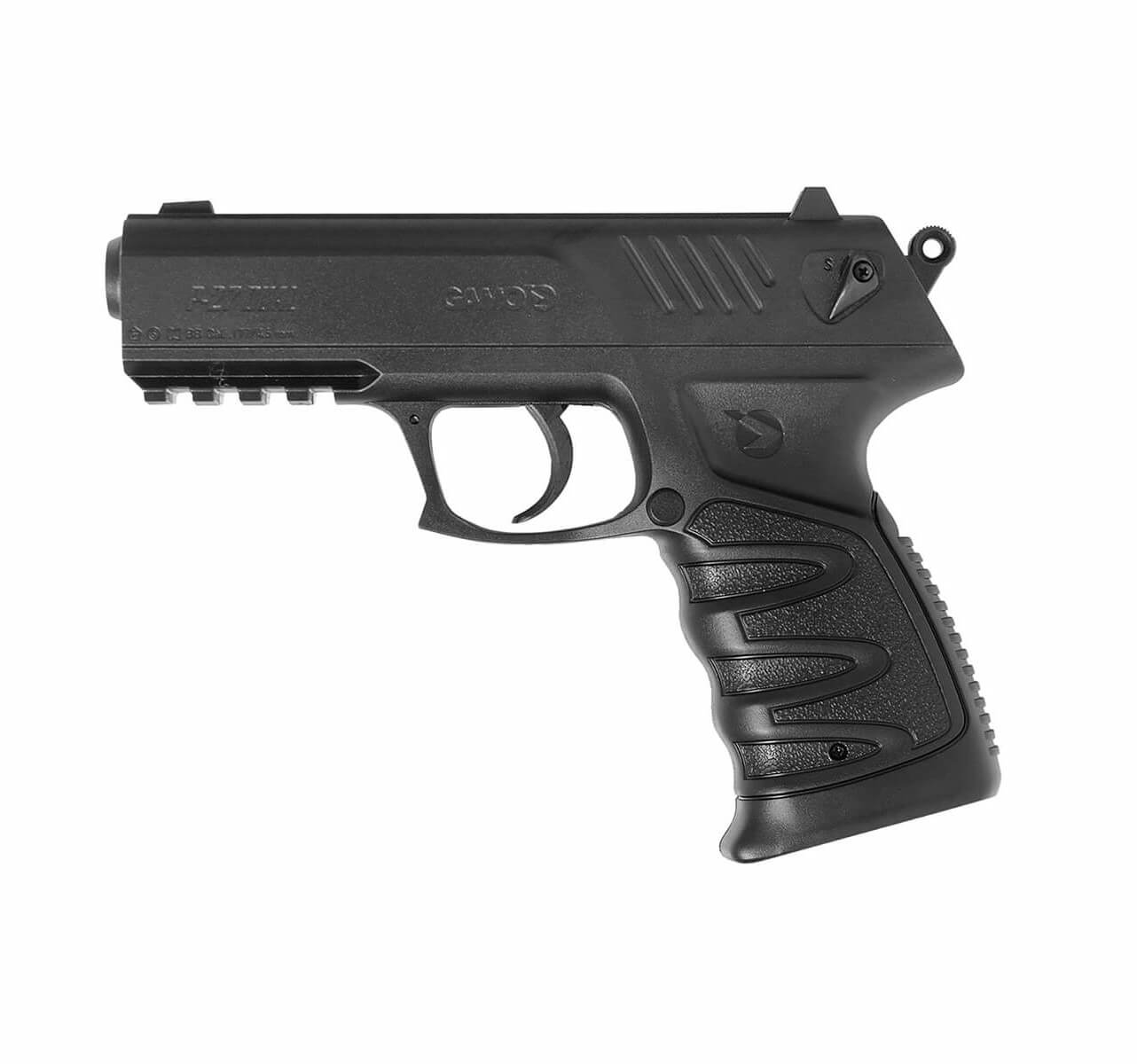 Pistola semiautomática Gamo P-27 CO2 com calha inferior e carrega...