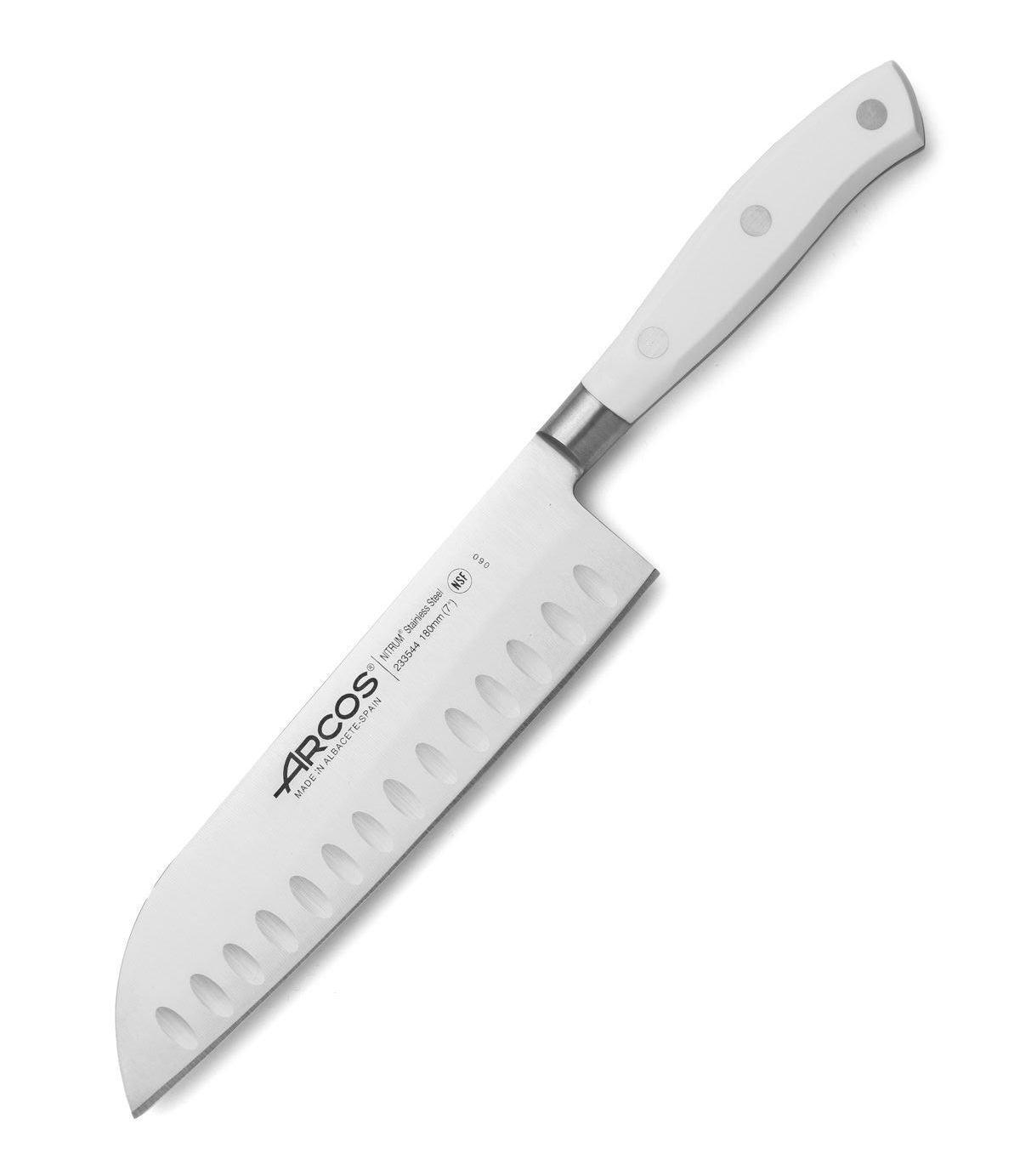 Coltello Santoku Arcos Riviera Blanca con lama da 18 cm