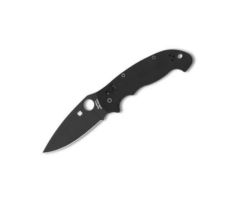 Spyderco Manix 2 XL EDC Taschenmesser mit schwarzem G10-Griff und...