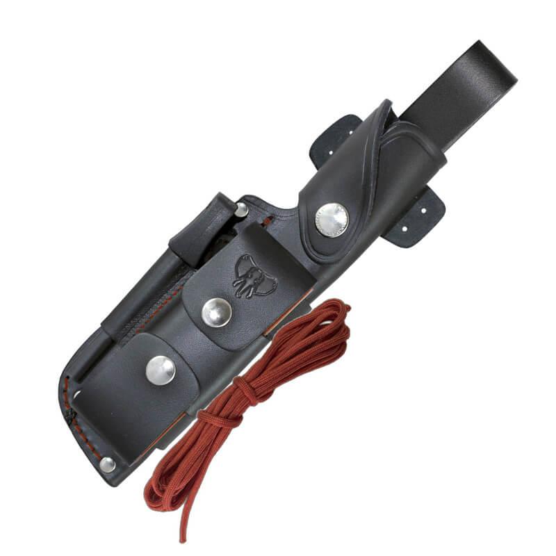 Couteau JJSK2 avec acier Böhler N695. Manche en micarta noir. Kit complet