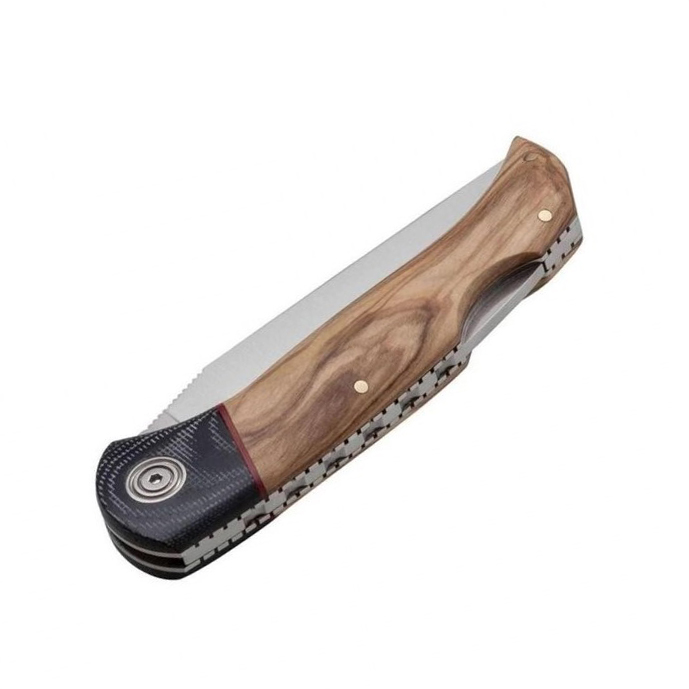 Coltello tascabile da caccia Muela Naval-10M.ol con lama da 10 cm e manico in legno d'ulivo