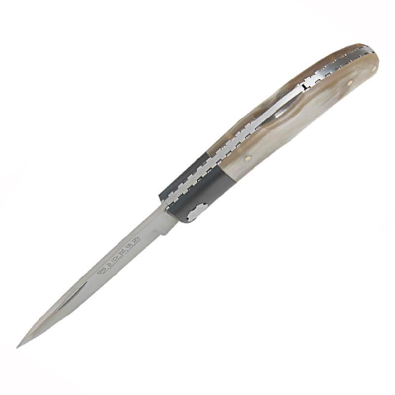 Coltello Joker Setter con manico in corno di toro e bufalo