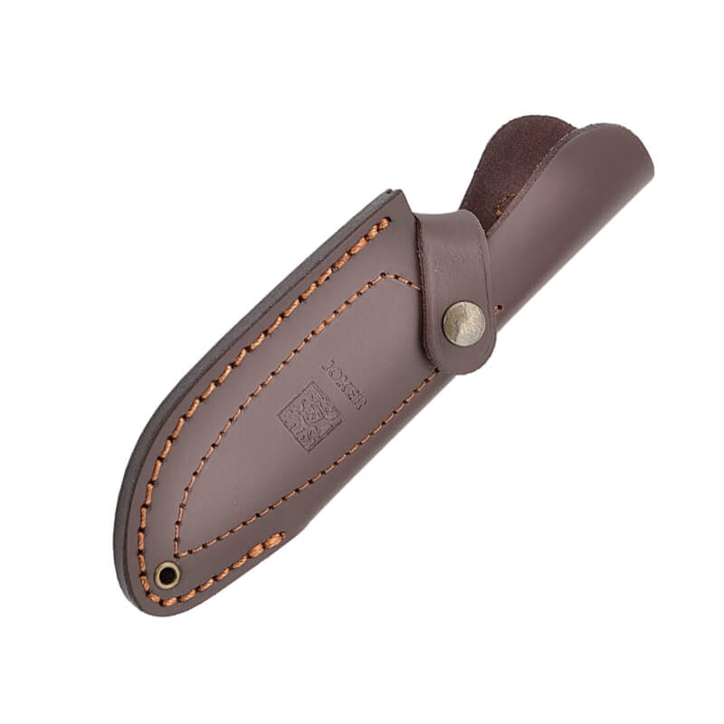 Cuchillo de caza Joker Montés con mango de madera de olivo con virola y hoja de 10 cm