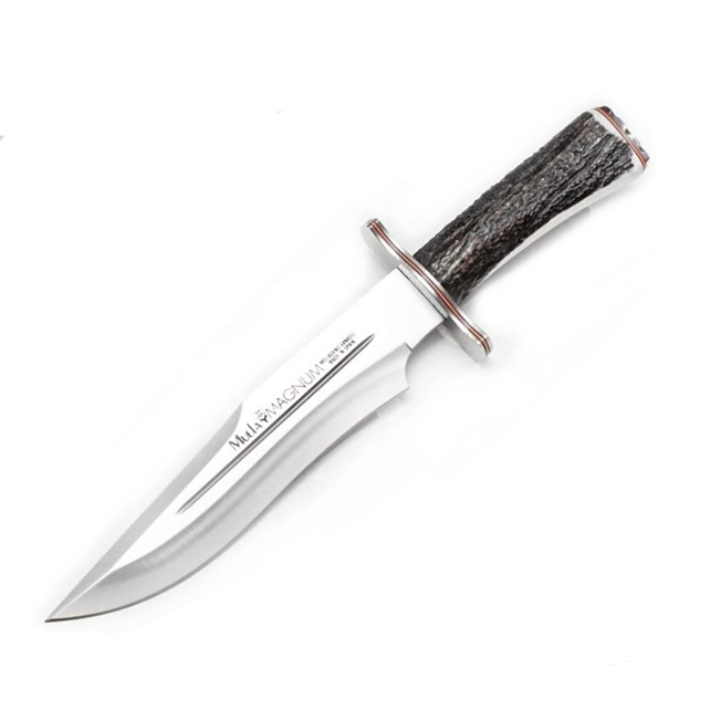 Cuchillo bowie Magnum 23To con mango de asta de ciervo y hoja de ...