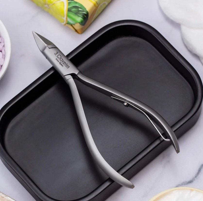 Alicate para uñas encarnadas acero inoxidable y cobalto 3 Claveles de 13 cm