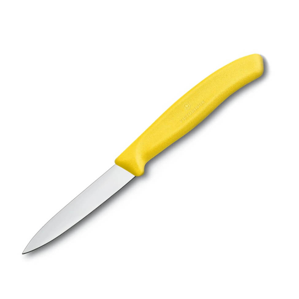 Blister de 2 couteaux à légumes classiques Victorinox pointe liss...