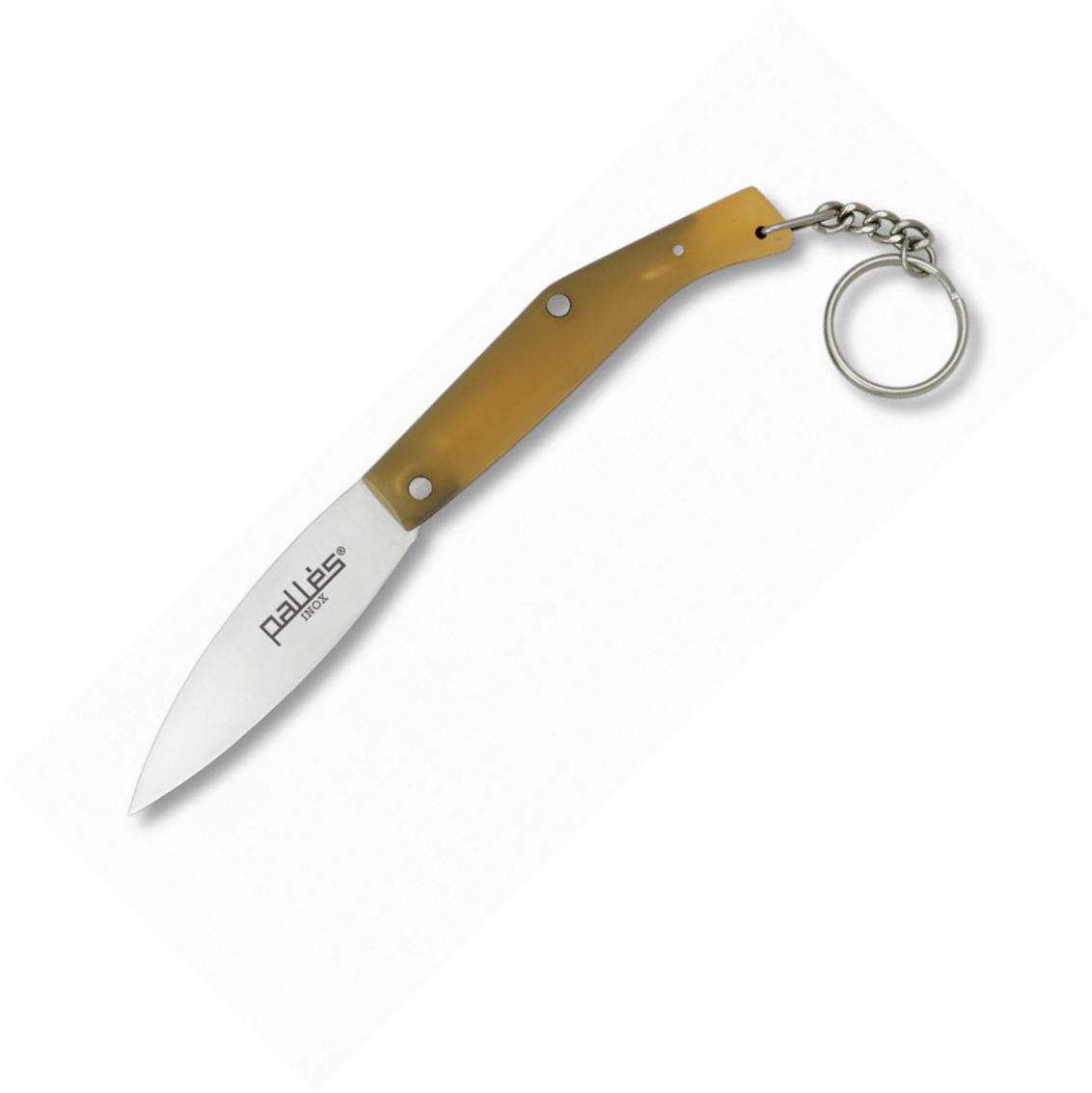 Blister of 12 PALLÉS Keychain Knives Nº000 with ABS handle and 5c...