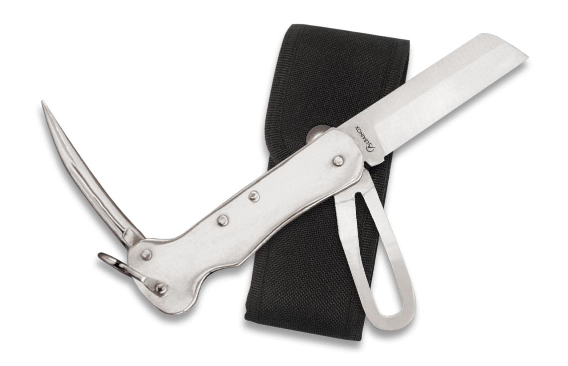 Albainox Matrosen-Taschenmesser mit Nylonscheide und 6 cm Cut-Kli...